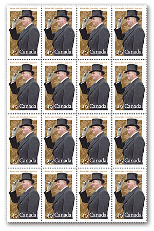 Feuillet de 16 timbres