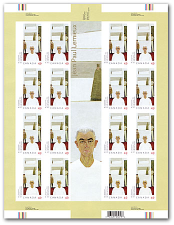 Pane of 16 stamps