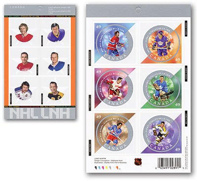 Booklet panel of 6 stamps