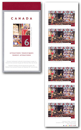 Carnet de 6 timbres