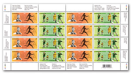 Feuillet de 16 timbres