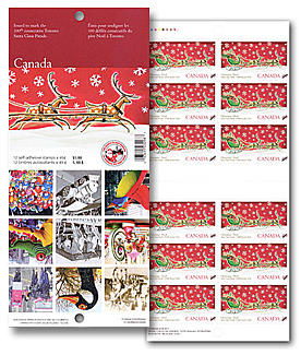 Booklet of 12 stamps