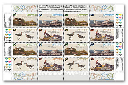 feuillet de 16 timbres