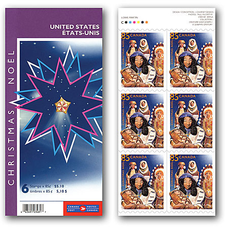 Booklet of 6 stamps