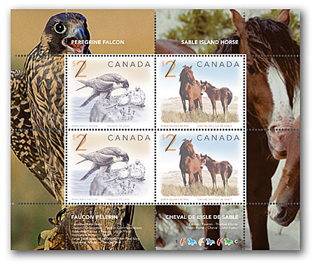 Souvenir sheet of 4 stamps se tenant