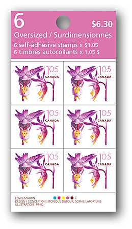 Carnet de 6 timbres