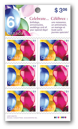 Carnet de 6 timbres