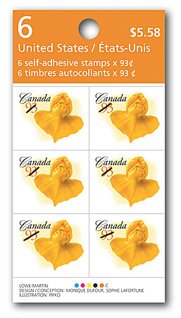 carnet de 6 timbres - États-Unis