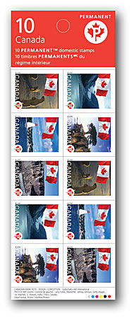 carnet de 10 timbres (5 motifs)