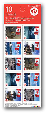 Booklet of 10 stamps (5 designs)