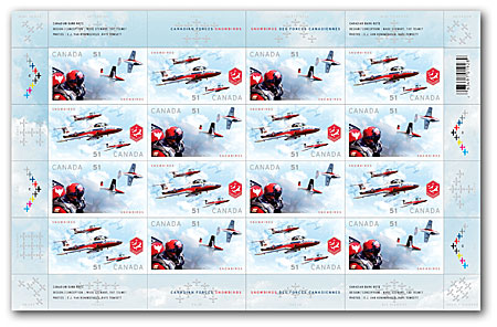 Feuillet de 16 timbres