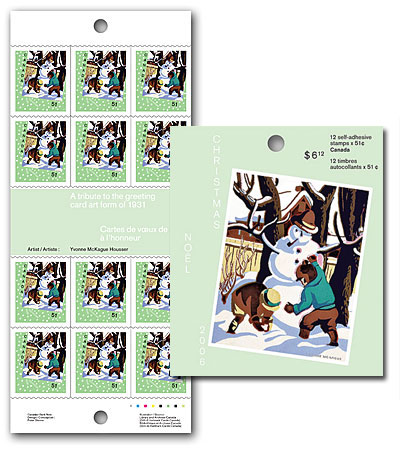 Booklet of 12 stamps