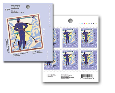 carnet de 6 timbres