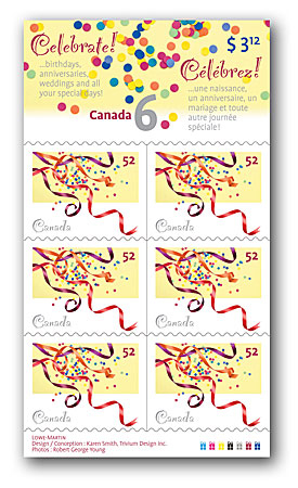 Carnet de 6 timbres