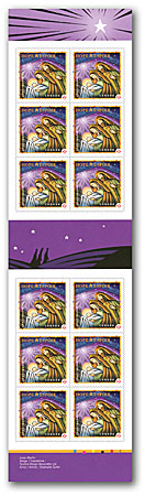 Booklet of 12 stamps