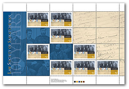 Pane of 8 stamps