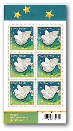carnet de 6 timbres