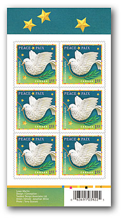 Booklet of 6 stamps