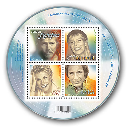 Bloc-feuillet de 4 timbres