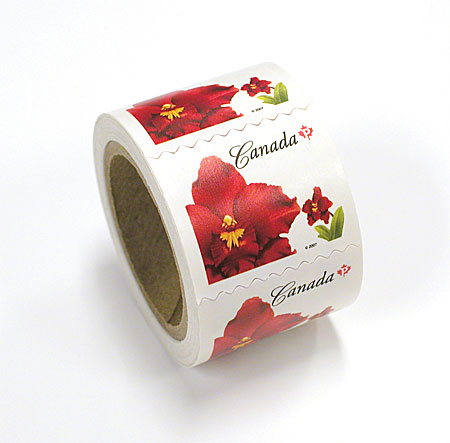 Coil of 100 stamps - Domestic
