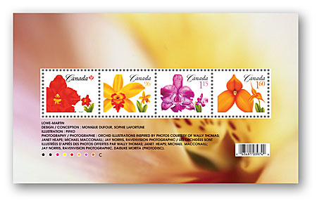 Souvenir sheet of 4 stamps