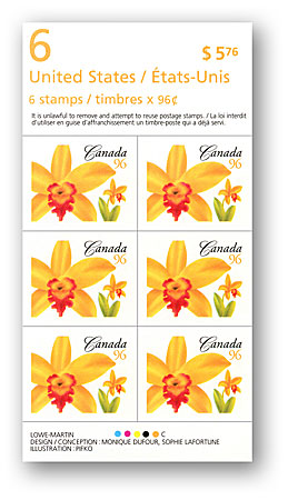 Booklet of 6 stamps - United States