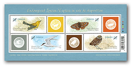Souvenir sheet of 4 stamps