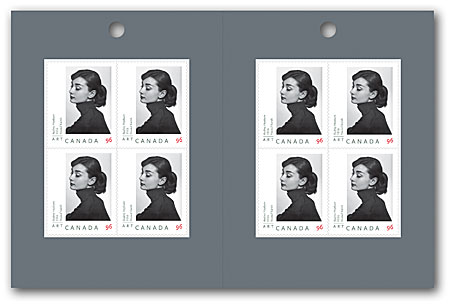 Carnet de 8 timbres autocollant
