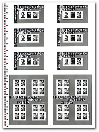 Signed uncut press sheet