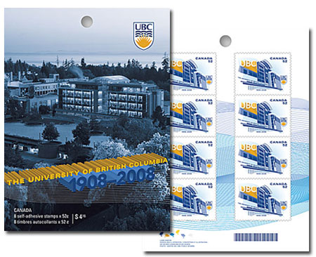 Carnet de 8 timbres