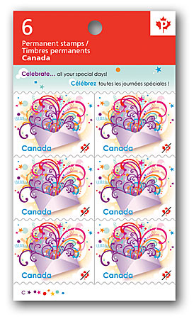 Carnet de 6 timbres