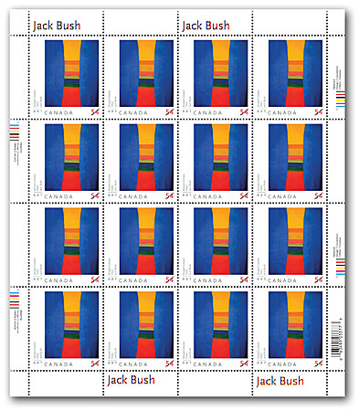 feuillet de 16 timbres