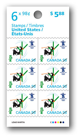 Booklet of 6 stamps