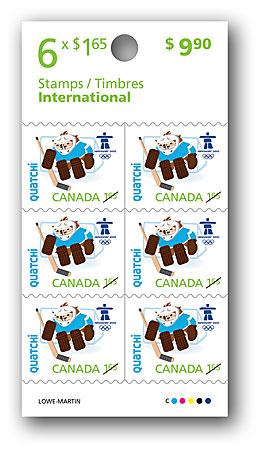 Booklet of 6 stamps