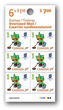 Booklet of 6 stamps