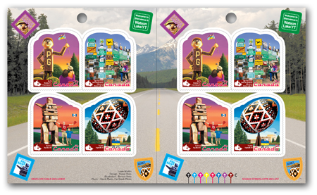 Booklet of 8 stamps