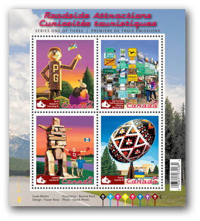 Souvenir sheet of 4 stamps