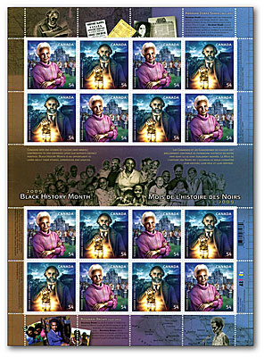 Pane of 16 stamps