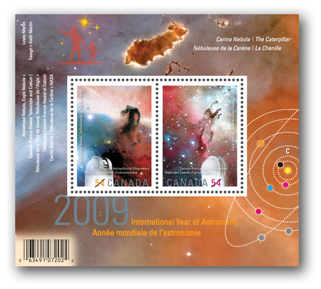 bloc-feuillet de 2 timbres avec surcharge