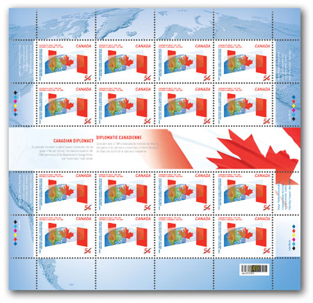 Feuillet de 16 timbres