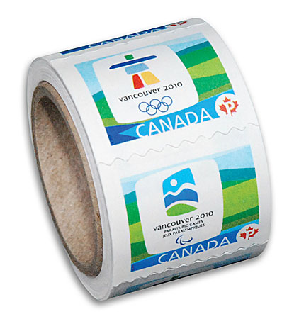 Coil of 100 stamps