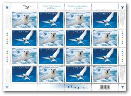 feuillet de 16 timbres
