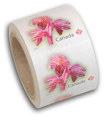 Coil of 100 stamps