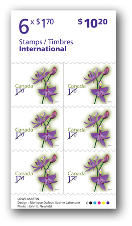 Booklet of 6 stamps