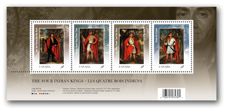 Souvenir sheet of 4 stamps