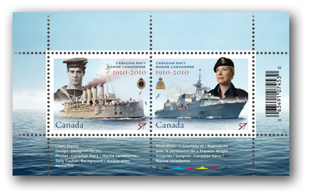 Souvenir sheet of 2 stamps se-tenant