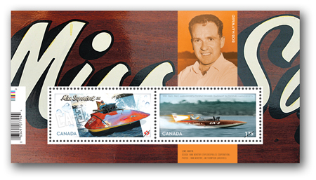 Souvenir sheet of 2 stamps