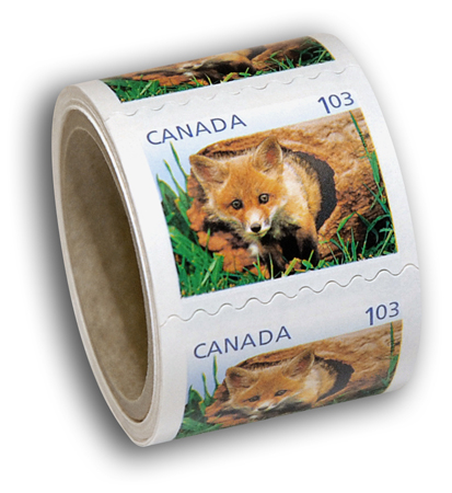 Coil of 50 stamps