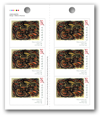 carnet de 6 timbres