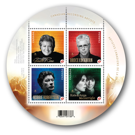 Souvenir sheet of 4 stamps
